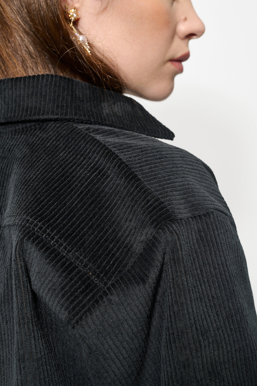 Surchemise Monaco Velours Noir