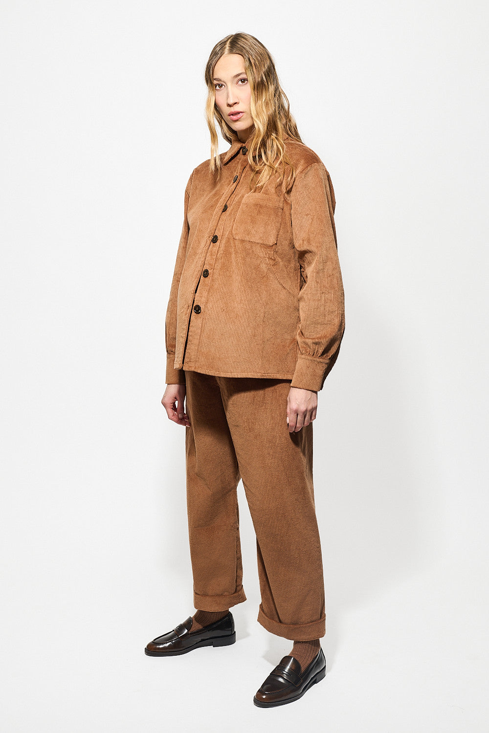 Pantalon Banks Velours Camel