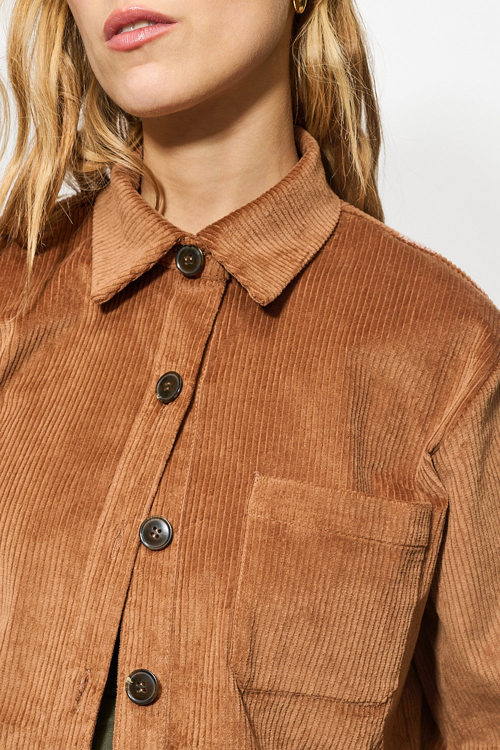 Surchemise Monaco Velours Camel