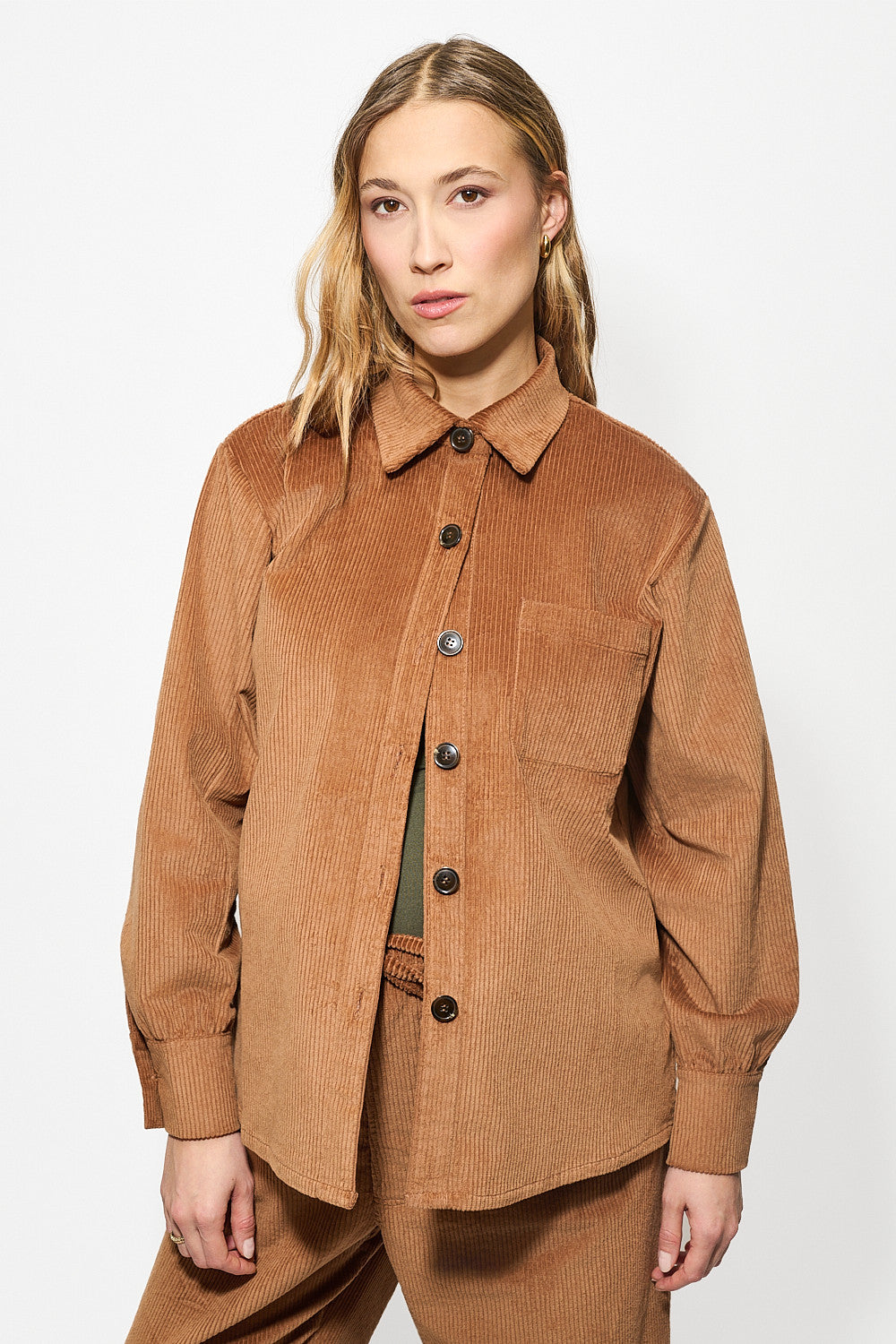 Surchemise Monaco Velours Camel