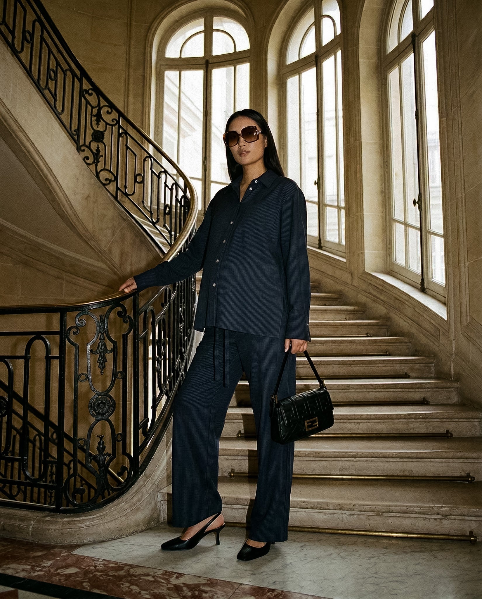 Pantalon Banks Rayé