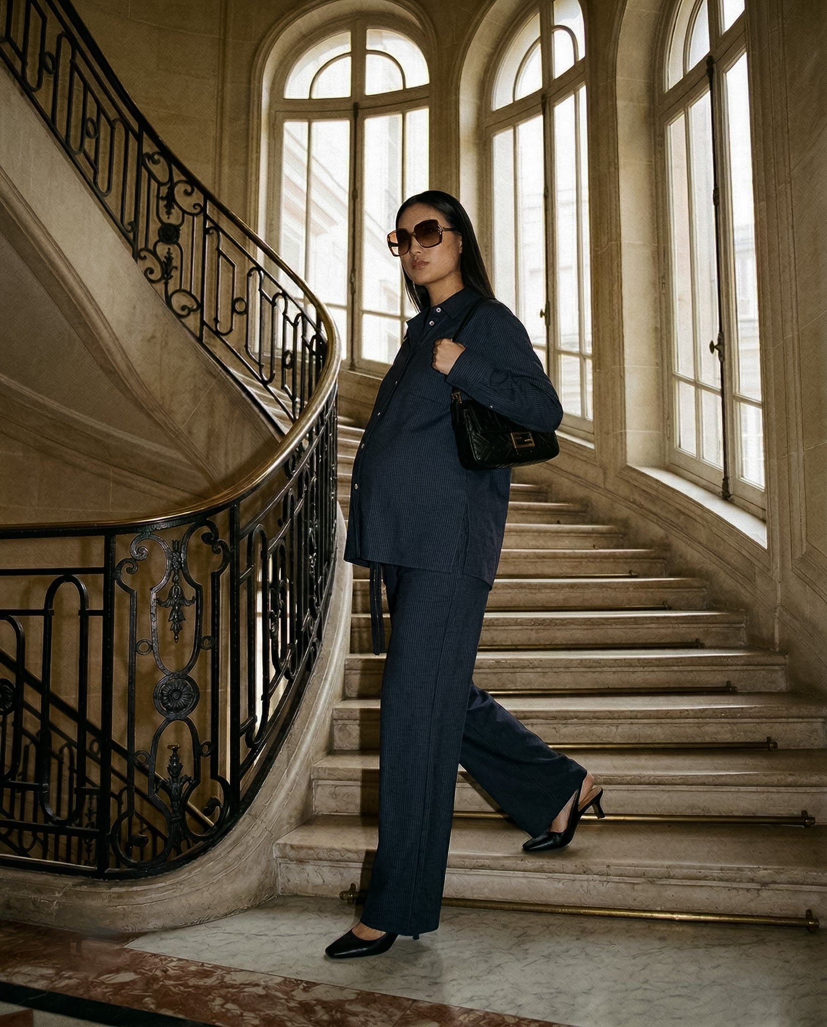 Pantalon Banks Rayé