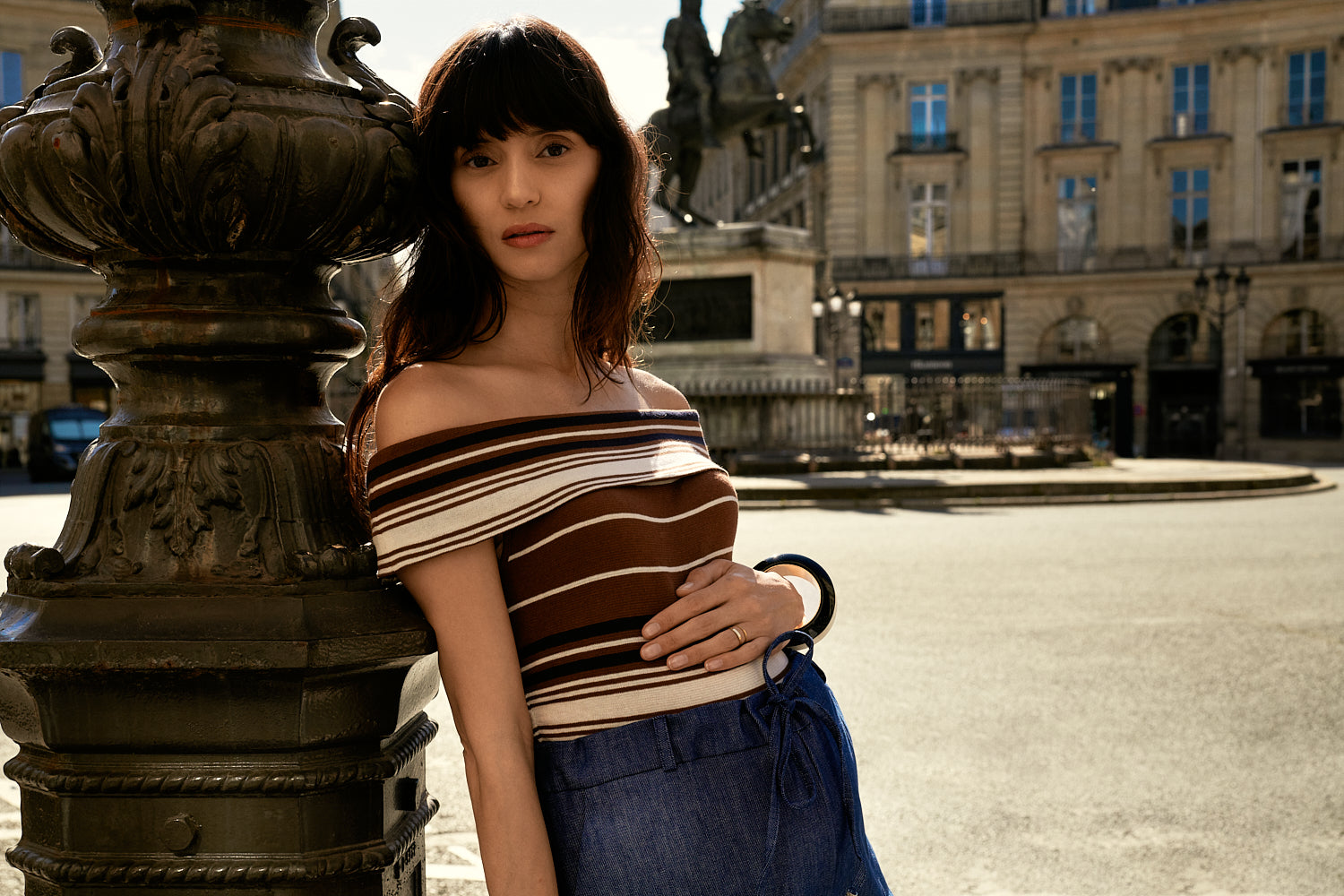 Body de grossesse Brandy Marron Rayé Daronnes