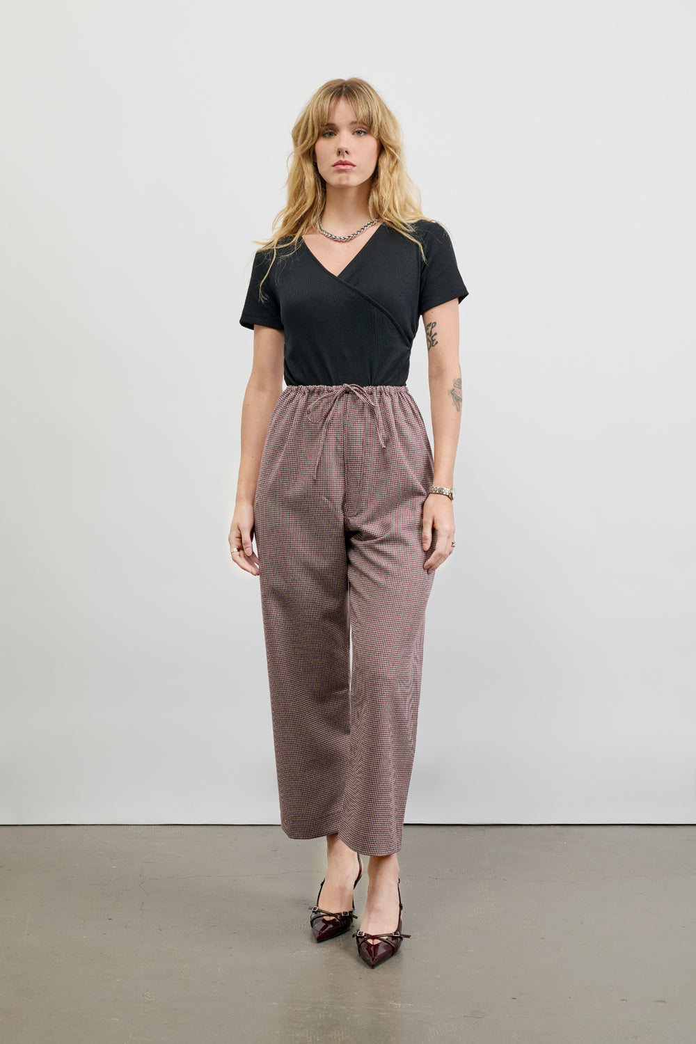 Pantalon Banks Pied-de-poule