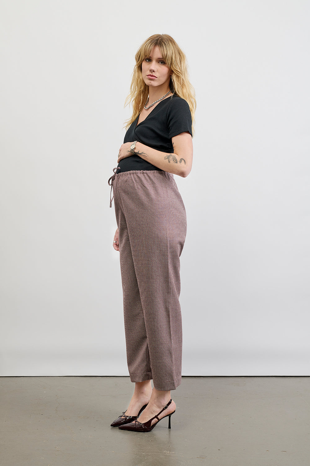 Pantalon Banks Pied-de-poule