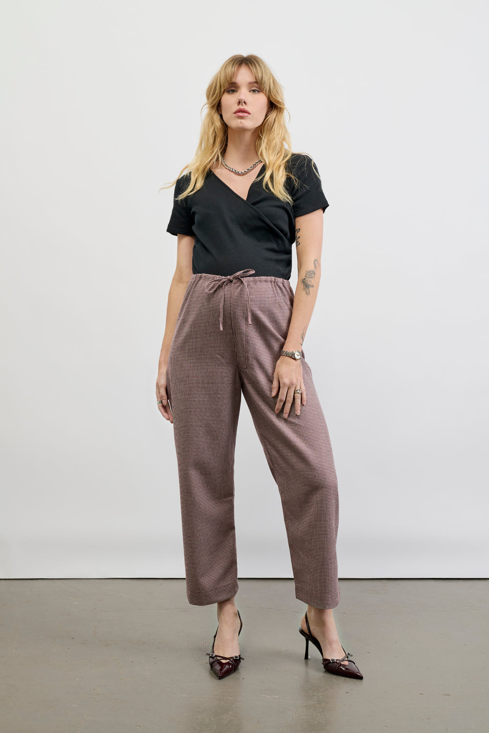 Pantalon Banks Pied-de-poule