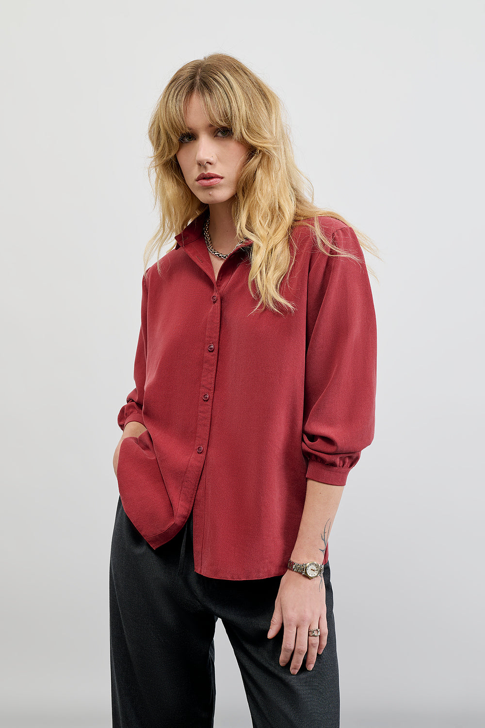 Chemise Monica Brique