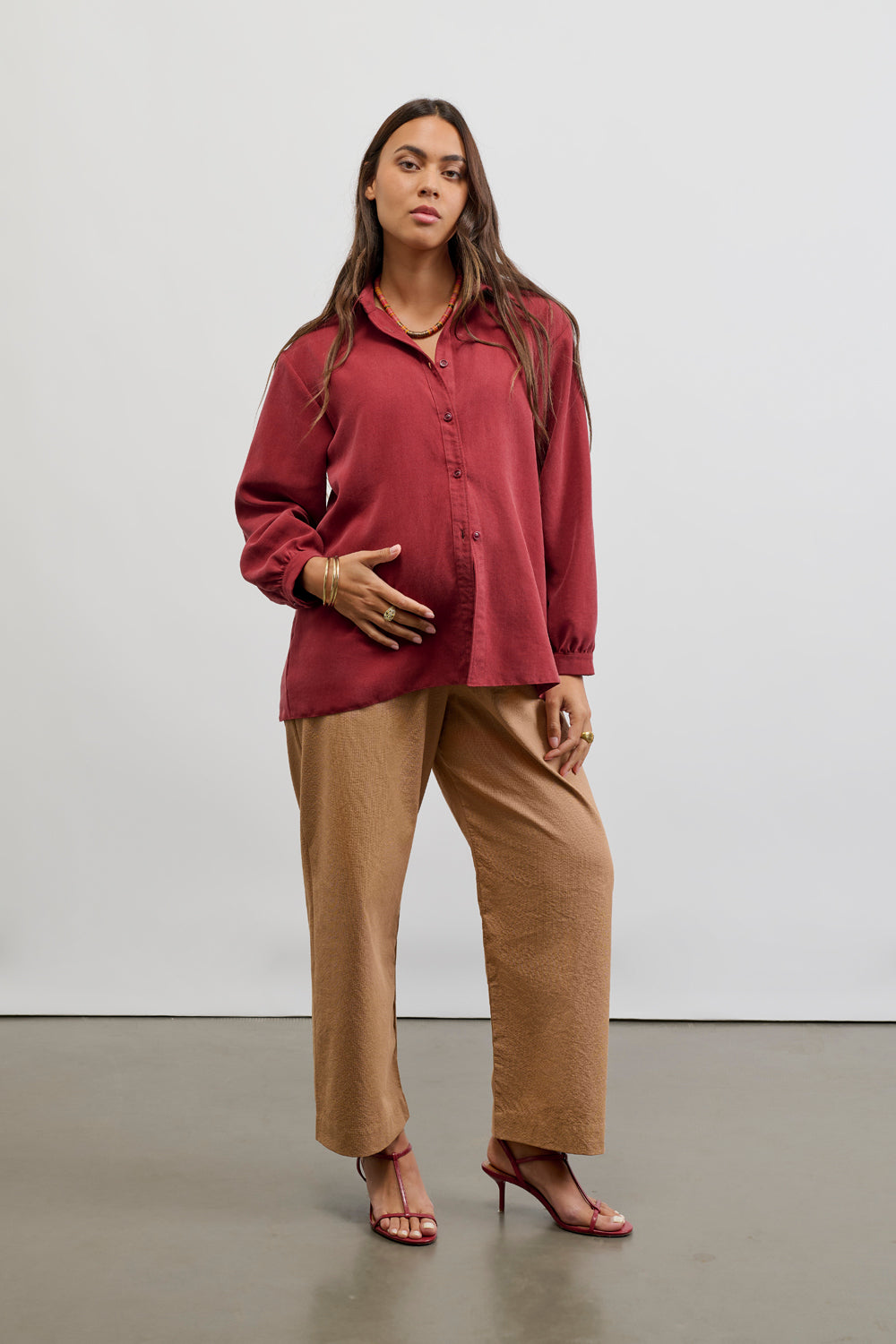 Chemise Monica Brique