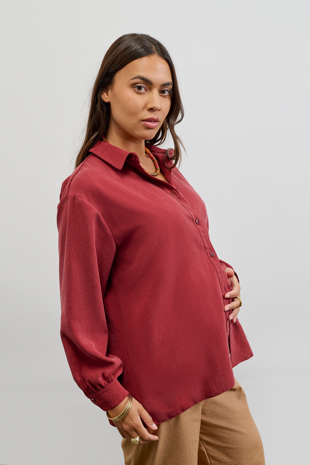 Chemise Monica Brique