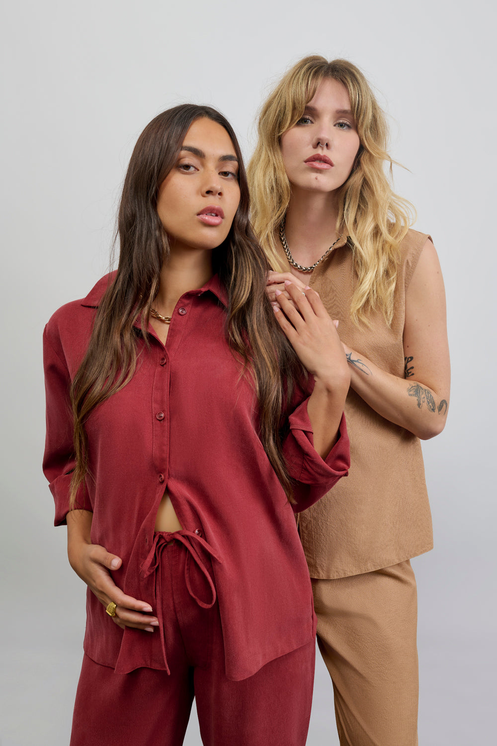 Chemise Monica Brique