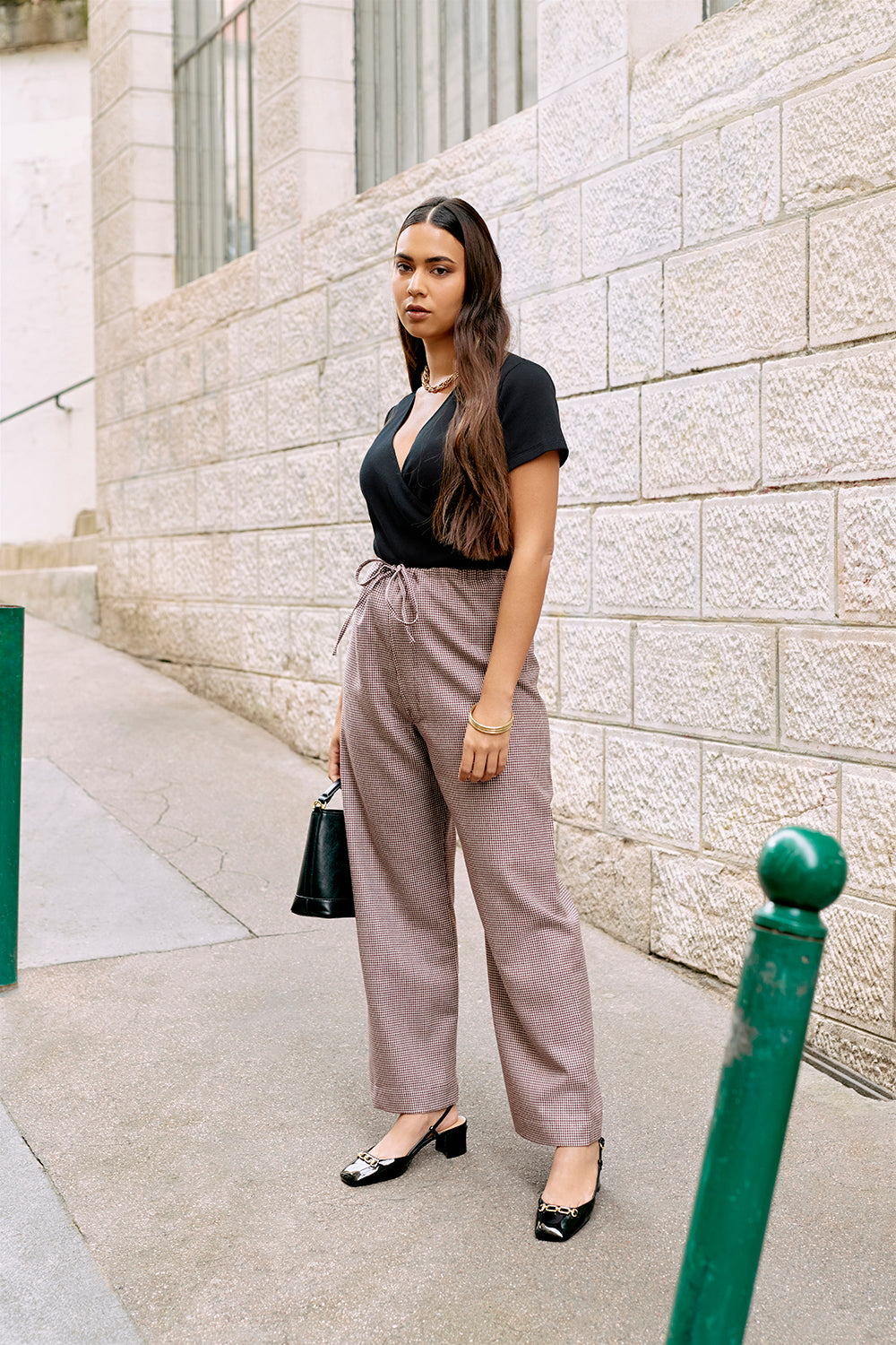 Pantalon Banks Pied-de-poule