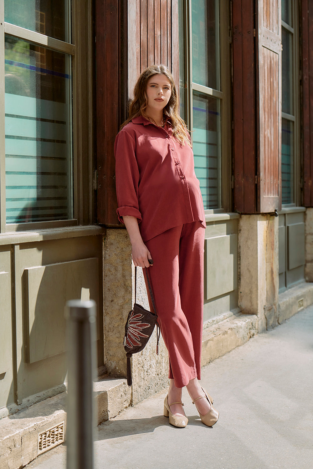 Pantalon Banks Brique