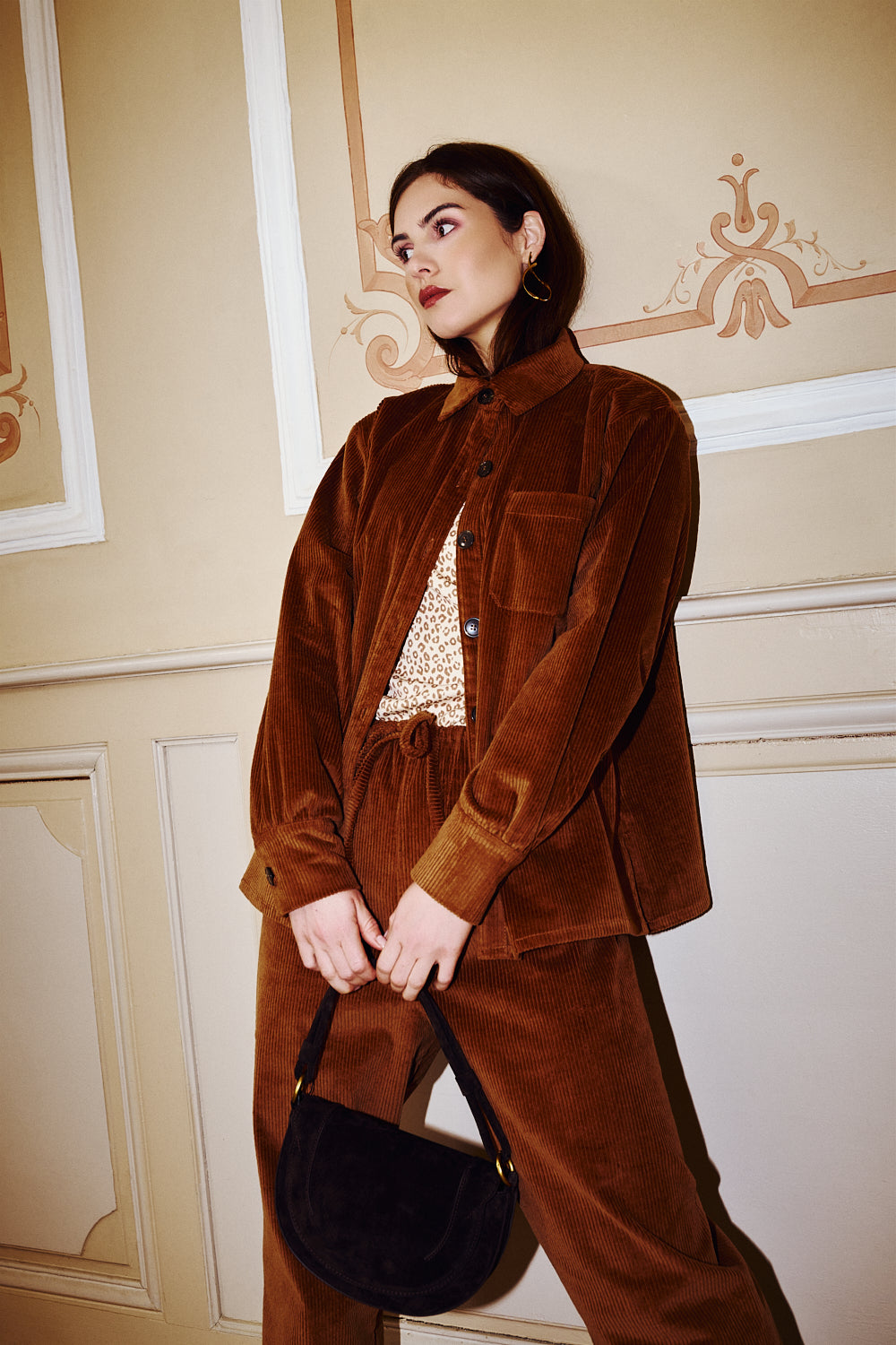 Surchemise Monaco Velours Camel