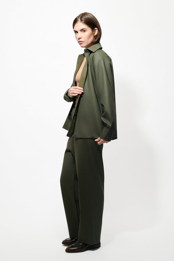 Pantalon Banks Pied-de-poule Kaki