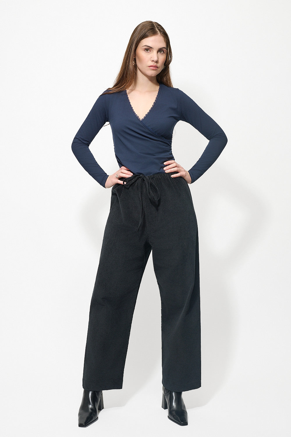 Pantalon Banks Velours Noir