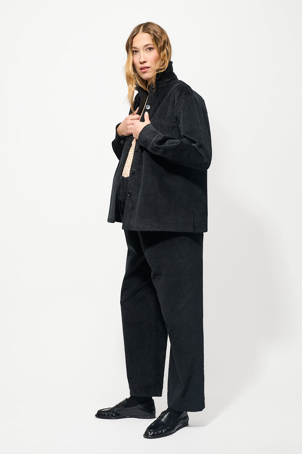 Surchemise Monaco Velours Noir