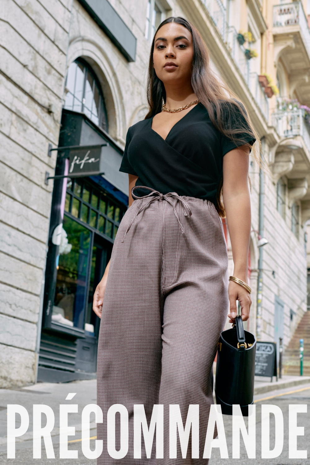Pantalon Banks Pied-de-poule
