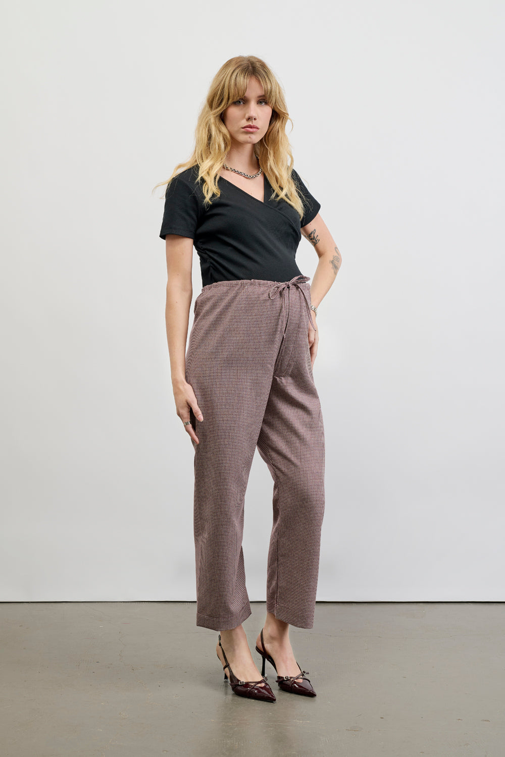 Pantalon Banks Pied-de-poule